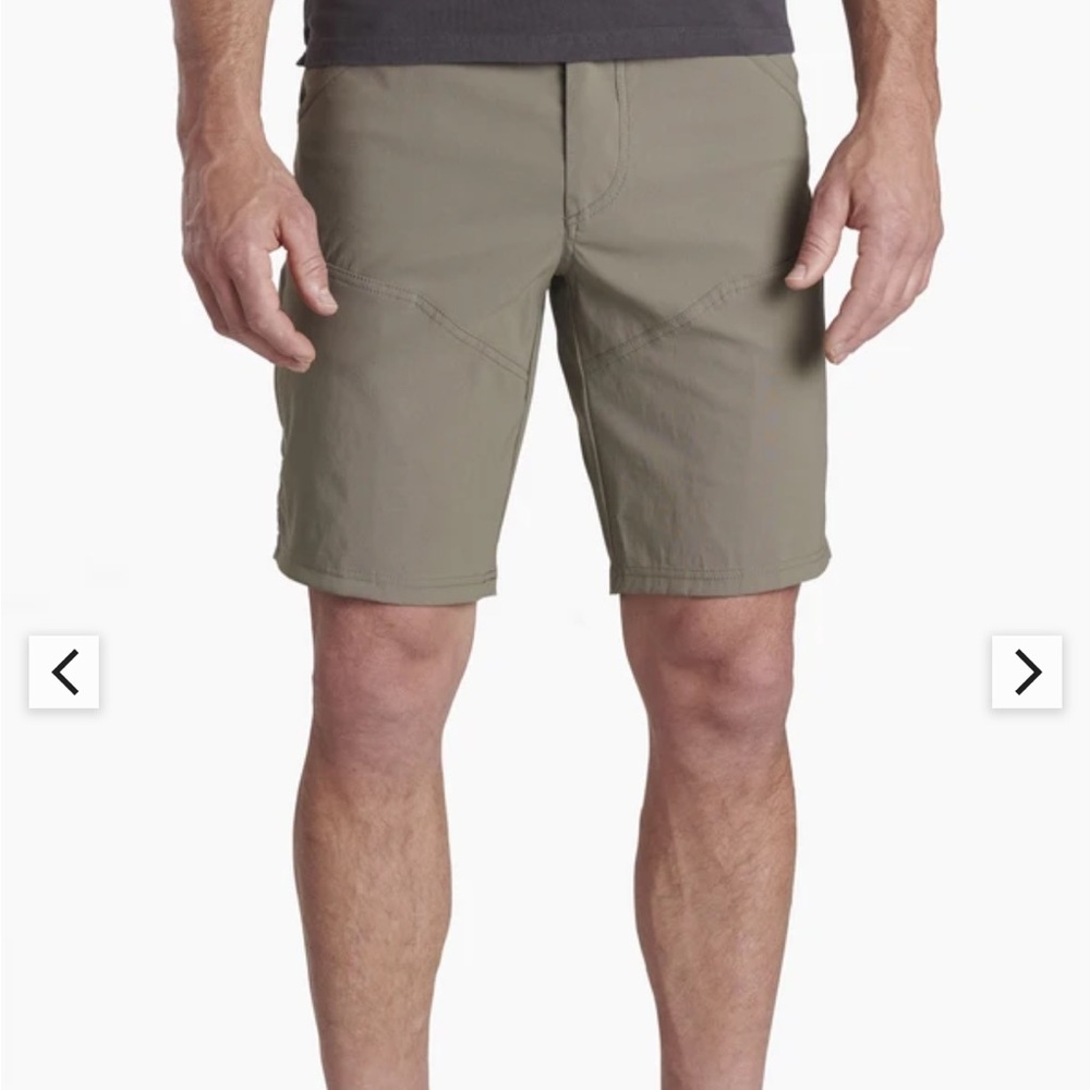 NWT Kuhl Renegade Men's Cargo Shorts 10” inseam - khaki size 36